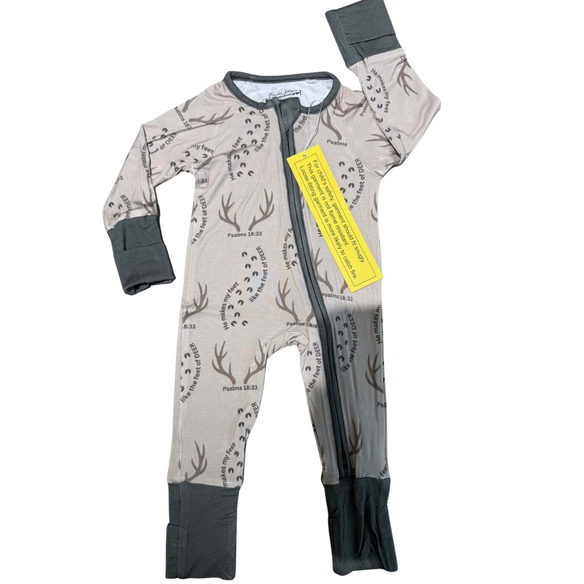 The Feet of Deer (Psalms 18:33) - Onesie
